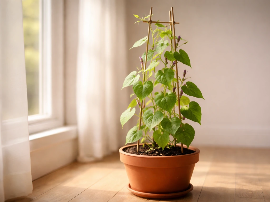can morning glory grow indoors